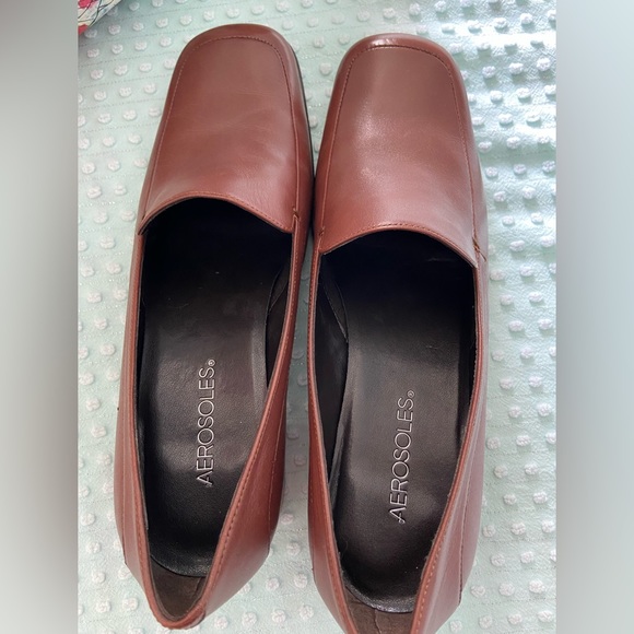 NWOT Aerosoles rich brown leather upper - Picture 3 of 8